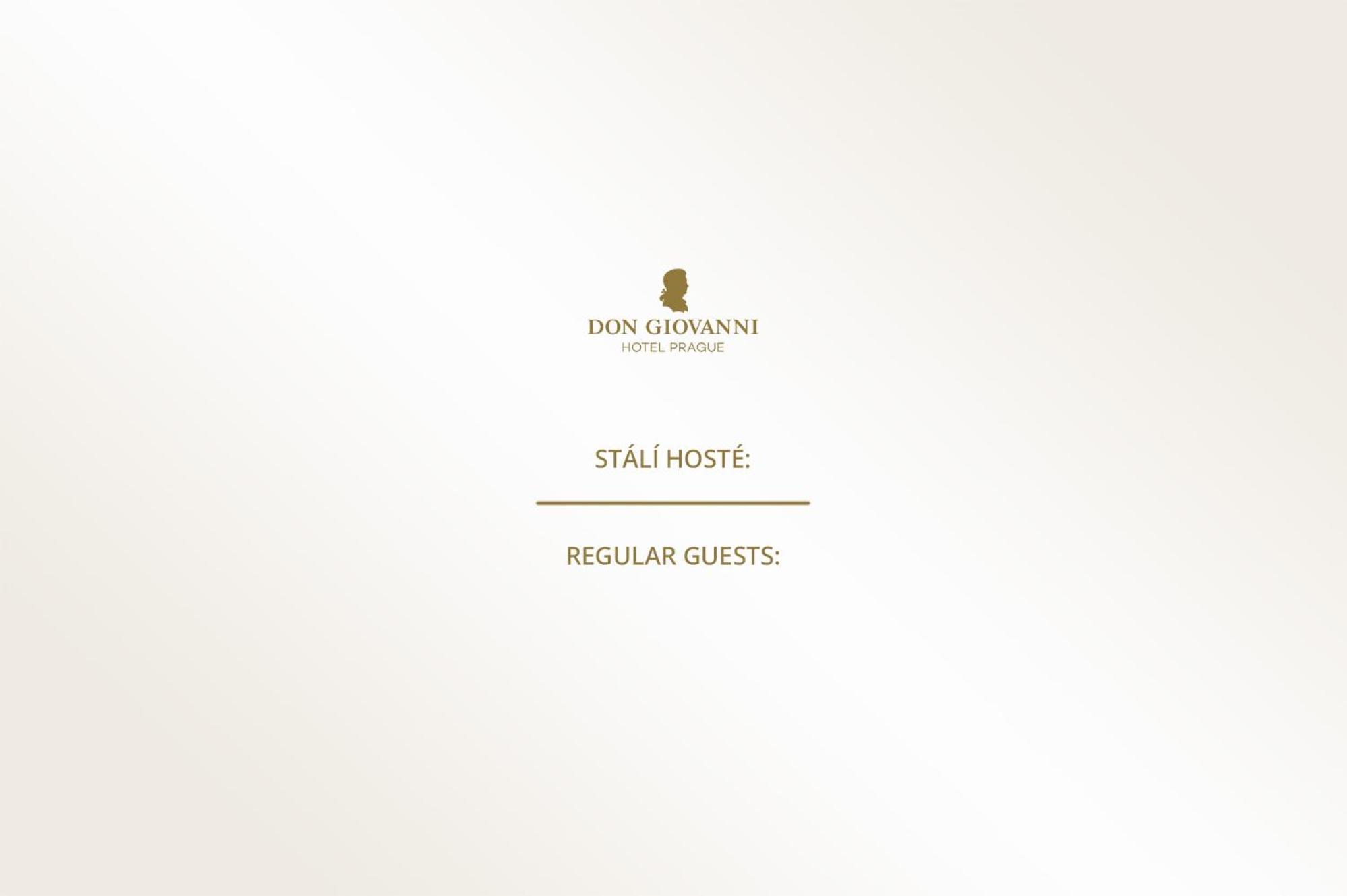 Hotel Don Giovanni - Great Of The World Praga
